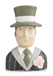 Tête marié, 30 cm 2 pcs